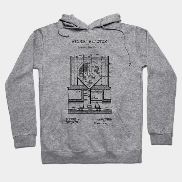 ATOMIC REACTOR patent Hoodie by Dennson Creative